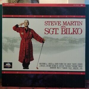 1996 Sgt. Bilko Steve Martin Letterbox Laserdisc Format